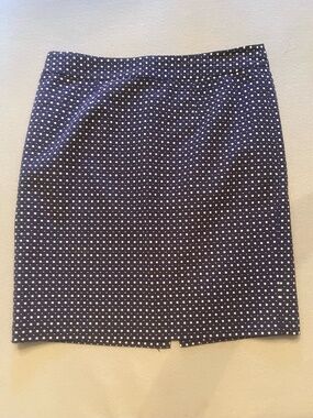 Banana Republic | Blue & White Tailored Pencil Skirt